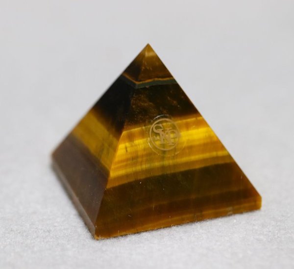 画像1: ピラミッド水晶｜タイガーアイ6800円　２ (1)